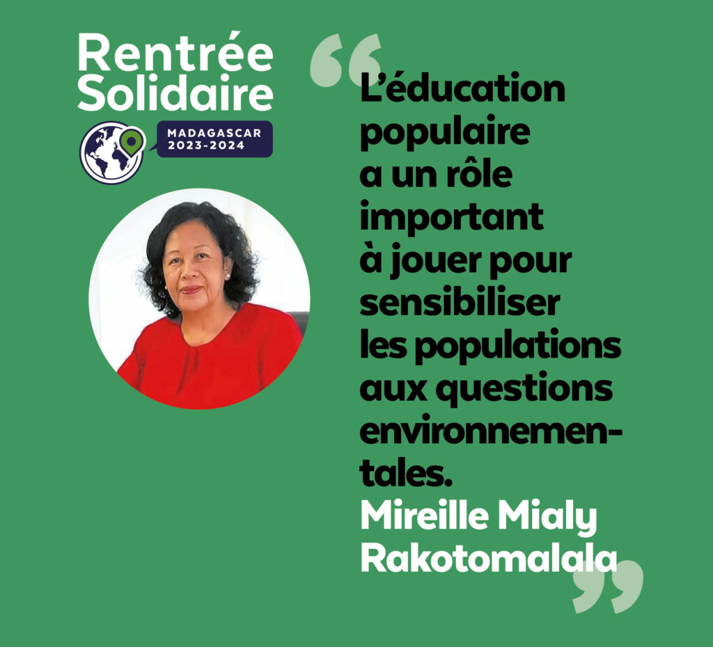 Rentrée solidaire Madagascar Mireille