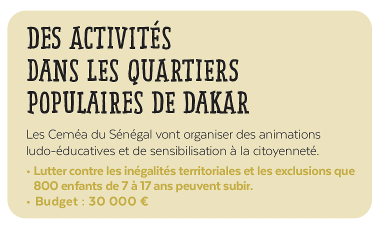 Projet Rentrée Solidaire Sénégal